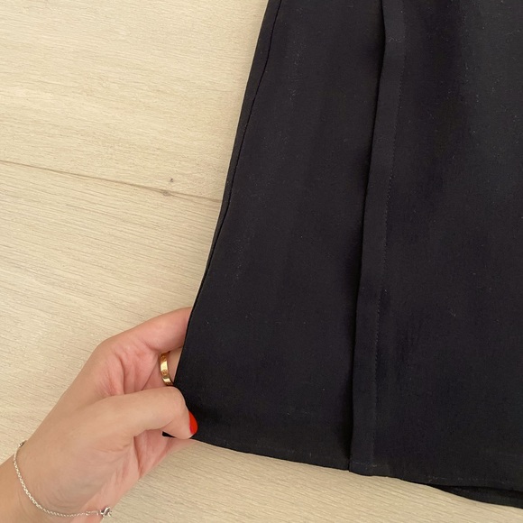 Babaton 100% silk black dress-size 0 - Picture 7 of 12